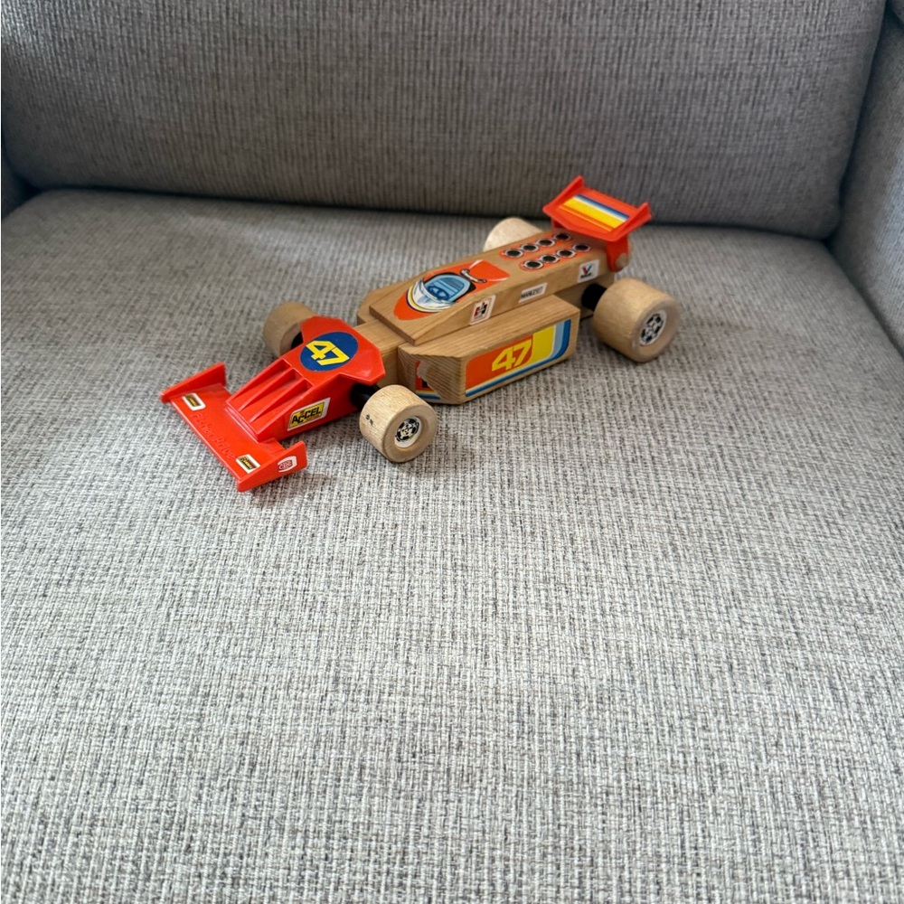 Fisher Price wooden Racer 1983